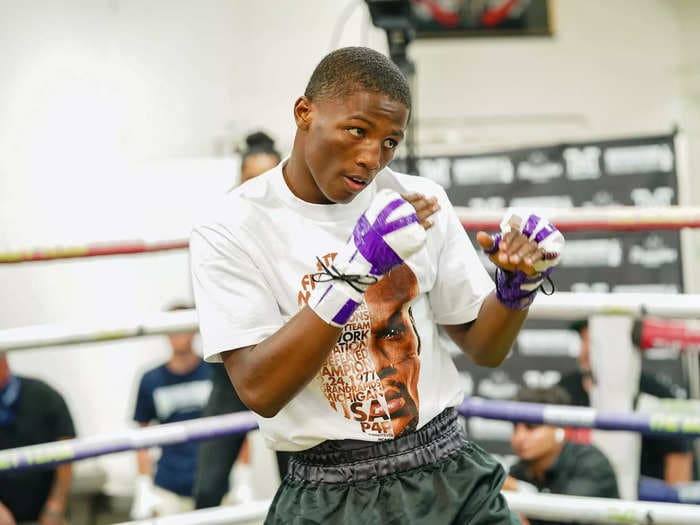 Floyd Mayweather's youngest protege Jalil Hackett, 18, wants to win world titles in multiple weight classes