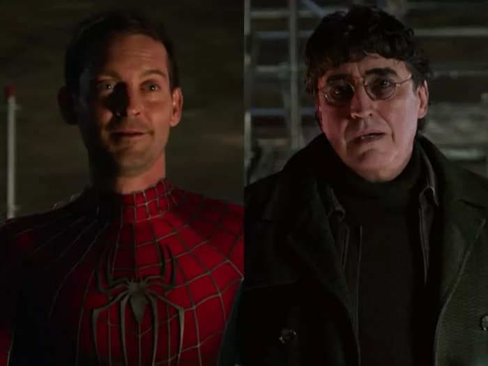 'Spider-Man: No Way Home star Alfred Molina says he 'got teary' when Doc Ock reunited with Tobey Maguire's Spider-Man