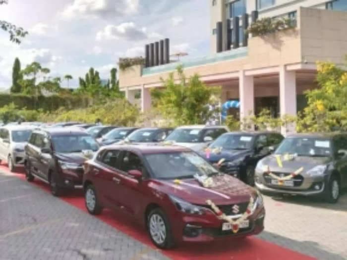 Chennai-based IT firm gifts 100 Maruti cars to 100 employees