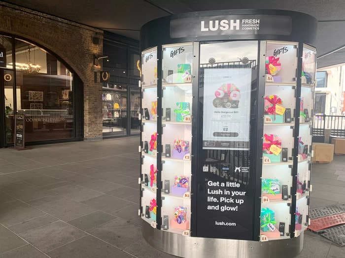 Cosmetics firm Lush has opened a 24-hour vending machine. It's the most luxurious I've ever seen &mdash; but also the most expensive, with every product costing more than $20.