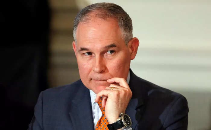 Scott Pruitt, Trump's scandal-ridden EPA official, has filed to run for a US Senate seat in Oklahoma