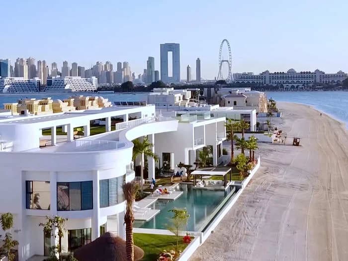 A 10-bedroom Dubai mansion that sold for $76.2 million has set a real-estate record for the city &mdash; take a look inside