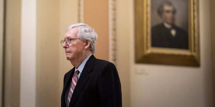 Mitch McConnell backed down from voting to convict Trump of inciting an insurrection because he 'didn't get to be leader by voting with five people in the conference'