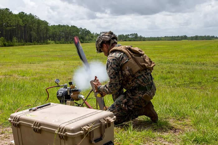 Biden is sending Ukraine secret 'Phoenix Ghost' drones built by the USAF to  combat Russian forces massing in Donbas region, say reports