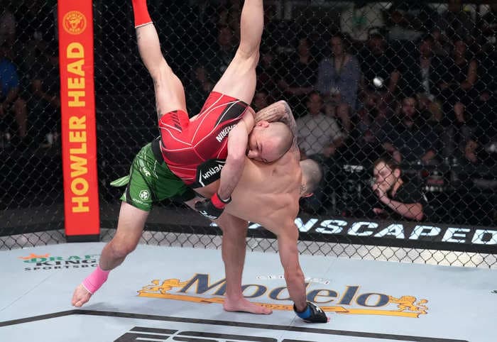 A 26-year-old fighter stunned the MMA world when he finished a fight with a one-armed guillotine choke