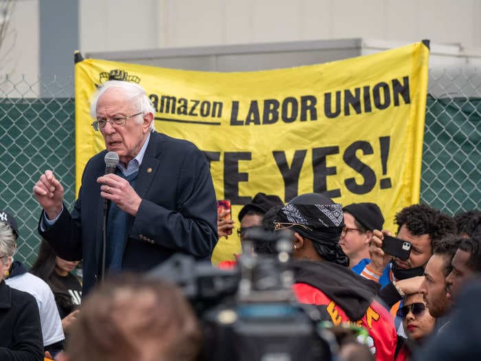 Bernie Sanders says Democrats will have a bad 2022 if they don't embrace unions and support the working class