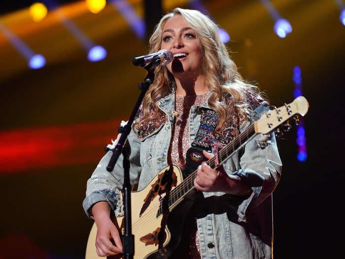 'American Idol's' first platinum ticket winner, HunterGirl, said her 'outlook on music completely changed since working with veterans'