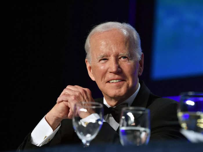 Biden cites threats to democracy after roasting Trump at White House correspondents' dinner