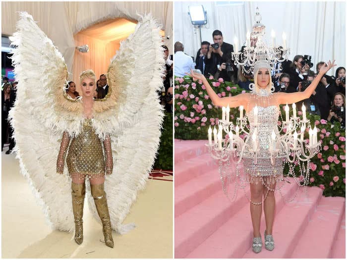 Every look Katy Perry has worn to the Met Gala, ranked from least to most iconic