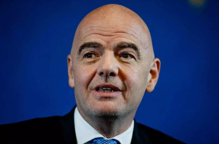 FIFA boss claims workers gain 'dignity and pride' from hard work when asked about 6,500 reported migrant deaths in Qatar ahead of the World Cup