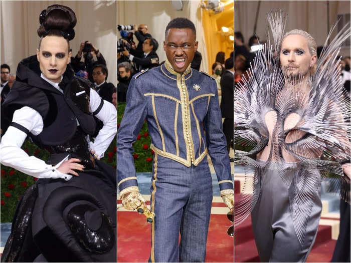17 of the most daring looks men wore at the 2022 Met Gala