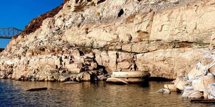 Body found in barrel at Lake Mead could be first of many grim discoveries due to extreme drought and receding water levels