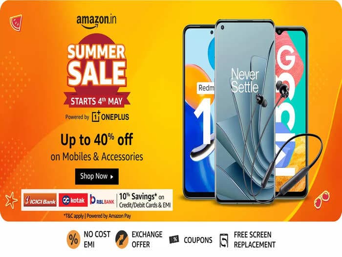 Amazon Summer Sale 2022: Best mobile phone deals under ₹10,000