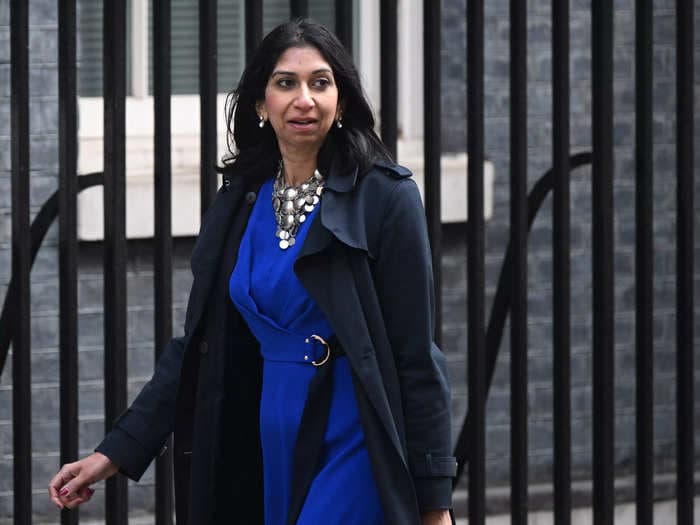 UK attorney general Suella Braverman told Boris Johnson to expel 'disloyal' MPs from the Conservative Party