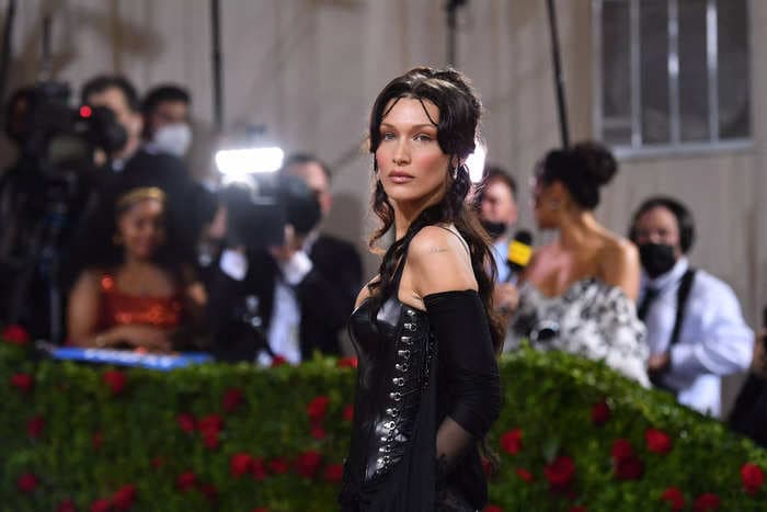 Bella Hadid said she 'blacked out' on the Met Gala red carpet because she 'couldn't breathe'