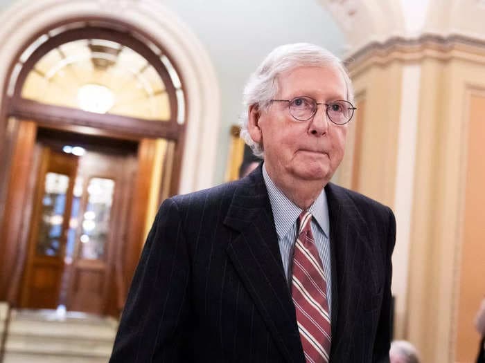 Sen. Mitch McConnell said a national abortion ban would be 'possible' if Roe v. Wade is overturned