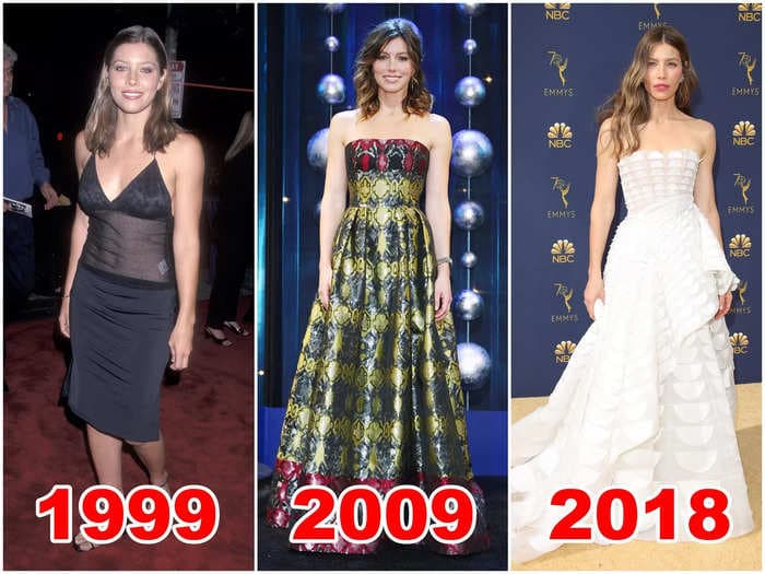 16 of Jessica Biel's most daring looks, from sheer dresses and ruffles to bold patterns