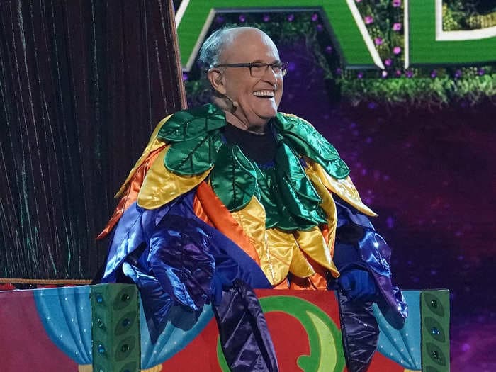 A Fox executive defended the network's decision to cast Rudy Giuliani on this season of 'The Masked Singer'