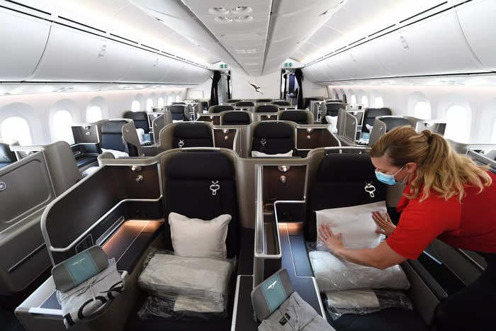 Holidaymakers are driving a surge in demand for business and first-class seats as post-pandemic air travel resumes