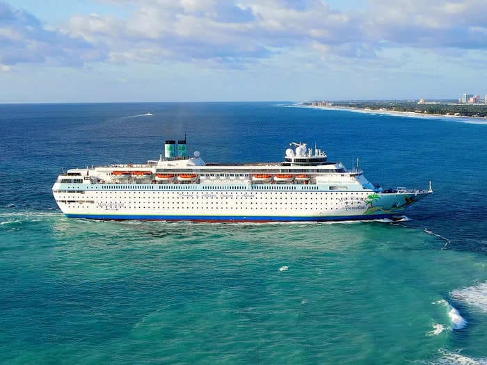 Margaritaville's first cruise ship has begun sailing out of Florida with the promise of booze and a Jimmy Buffett musical &mdash; see what it's like onboard