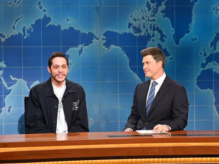 Pete Davidson says he owes 'everyone at SNL my life' in an emotional farewell confirming his exit from the long-running sketch show