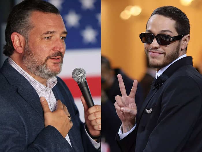 Ted Cruz discusses 'toxic femininity' and Pete Davidson and wonders 'how come that dude gets all of these, like, hot women'