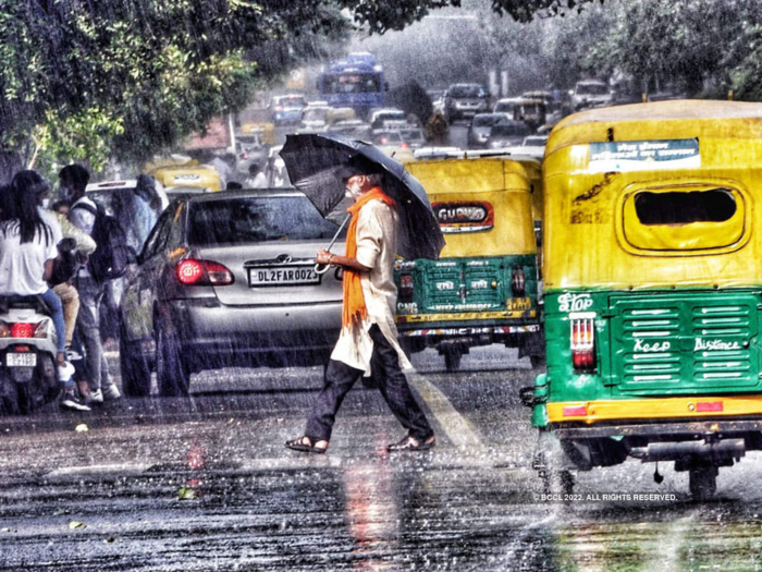 Thunderstorms, rain bring down homes and power supplies along with temperatures in North India