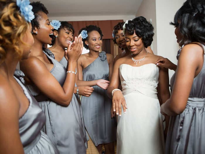 Bridesmaids admit that wedding party duties trigger body image issues. A therapist agrees.