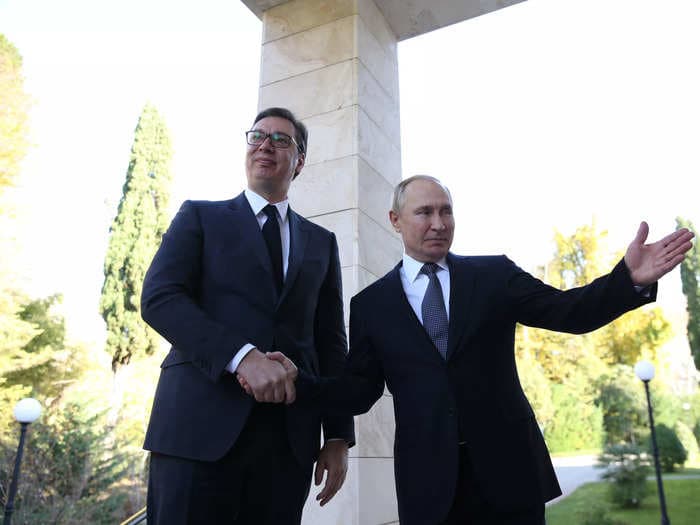 Putin promises uninterrupted natural-gas supply to Serbia, which has condemned Russia's invasion of Ukraine but has not joined in sanctions against it