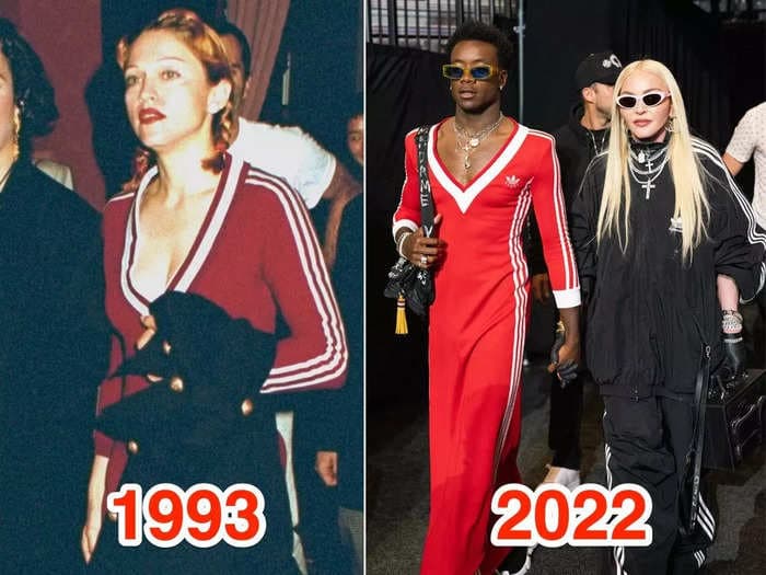 Madonna's son wore a red dress that was inspired by one of her iconic looks from 1993