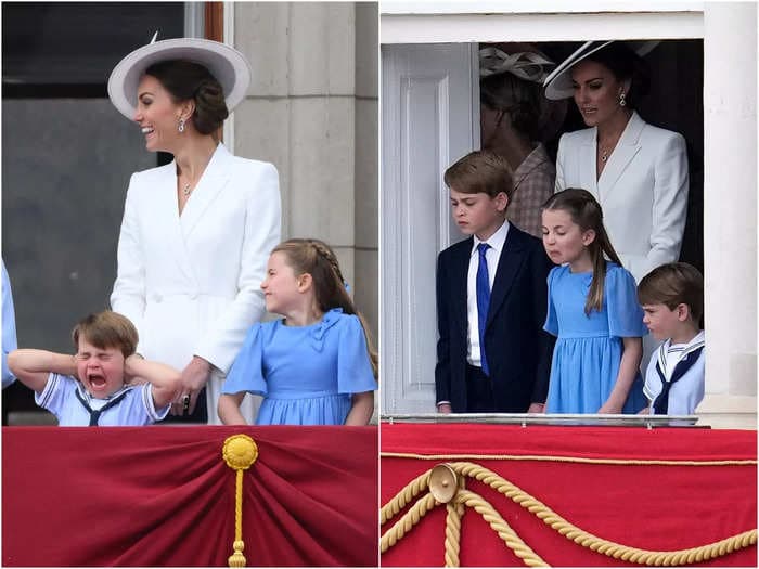 Prince George, Princess Charlotte, and Prince Louis stole the show at the Queen's Trooping the Colour