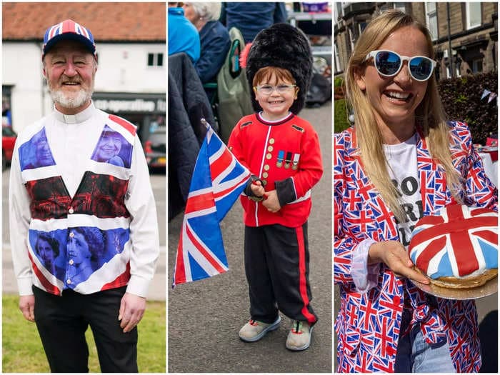 Photos show the most daring outfits royal fans wore to the Queen's Platinum Jubilee celebrations