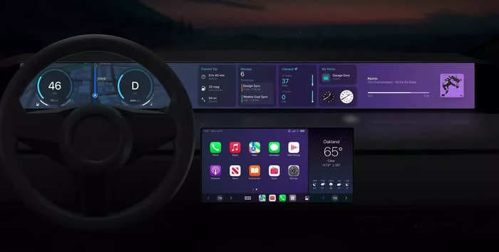 Apple's new CarPlay software replaces your car's clunky interface — and it's our best look at what Apple's eventual car could look like