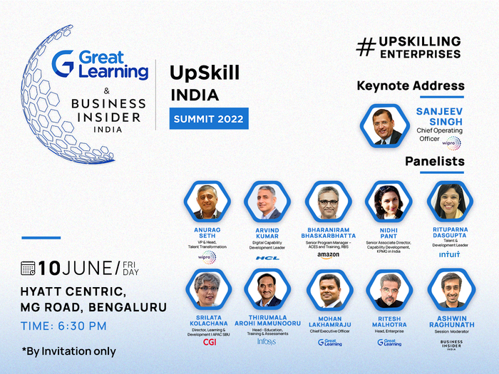 Great Learning announces Upskill India Summit 2022, a summit for upskilling strategies for enterprise growth featuring prominent speakers