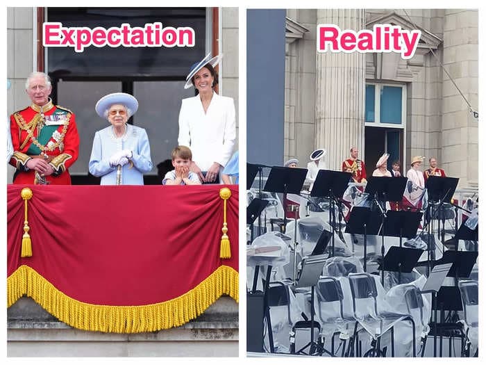 Disappointing photos show what it was like to visit London during the Queen's Platinum Jubilee weekend