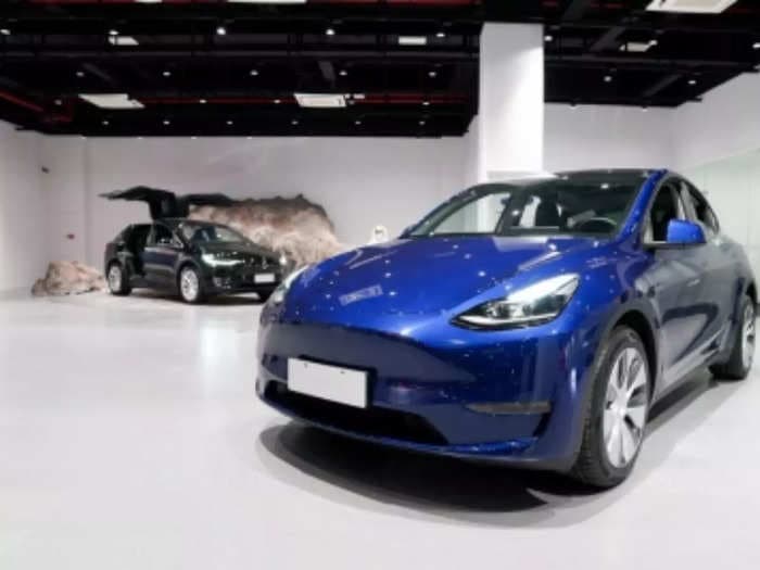 Imported long-range Tesla Model Y spotted in India