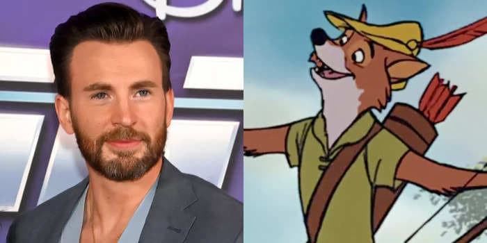 Chris Evans says he would want to voice Robin Hood if he could star in another Disney role