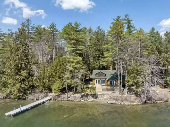 A private island with a 3-bedroom home in New Hampshire's biggest lake is listed for $3.35 million &mdash; check it out