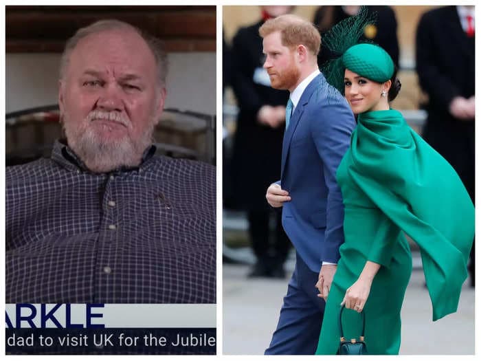 Thomas Markle's former YouTube partner Karl Larsen says he had to edit out 'inappropriate' things Meghan's dad said about the royals
