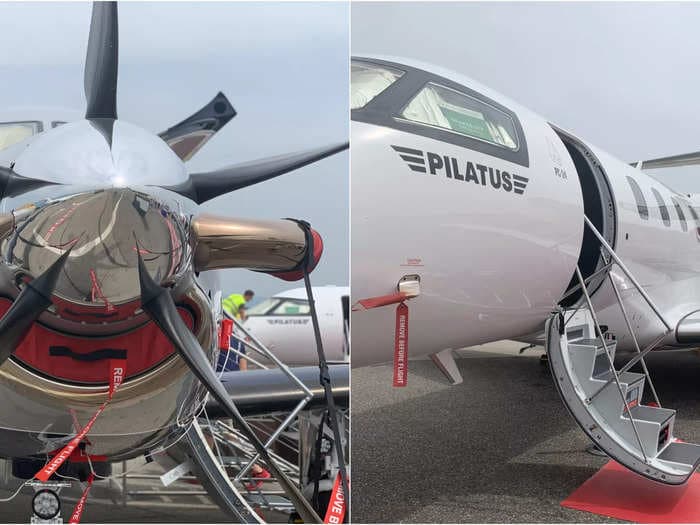 See inside these Pilatus propeller planes that carry skiers to Alpine resorts and double as air ambulances