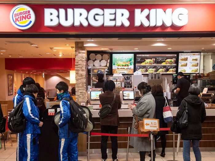 Burger King restaurants in Japan are selling an 'almost-potato' meal, swapping out french fries for crunchy ramen noodles amid a potato shortage