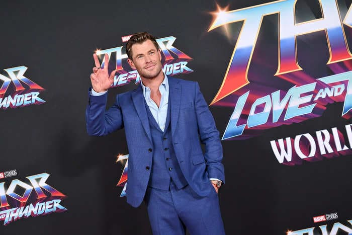 Chris Hemsworth said that seeing his butt on screen in 'Thor: Love and Thunder' was a dream '10 years in the making'