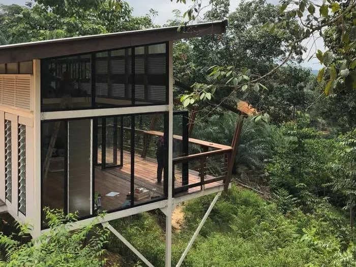 A Stanford grad spent $68,000 building an off-the-grid tiny house in the Malaysian jungle. Take a look at how she did it.