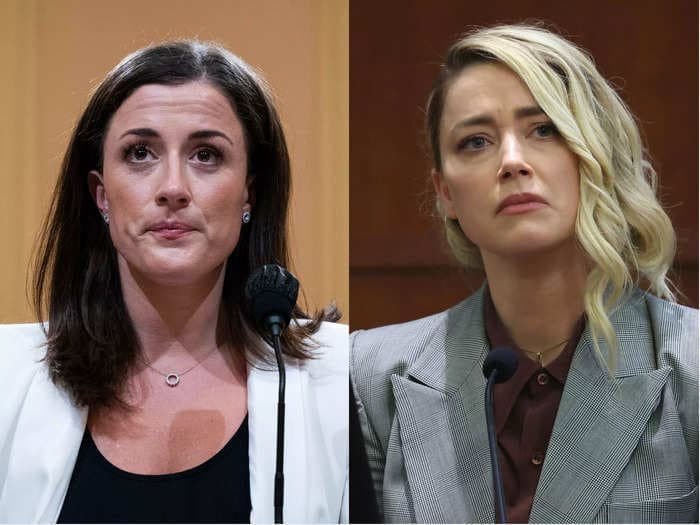 Trump's defenders are calling a former aide 'Amber Heard 2.0' to discredit her testimony. The insult shows how quickly the celebrity trial is being weaponized to undermine women's claims.