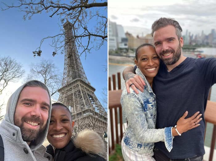 An engaged couple who spent time in different countries share their 4 rules for long-distance relationships