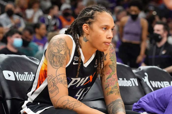 Brittney Griner's name and number were featured on all players jerseys during the 2022 WNBA All-Star Game