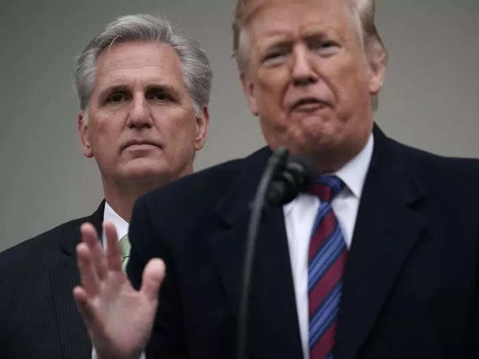 Kevin McCarthy said Trump 'was just too much' and that's why people voted for Biden: book