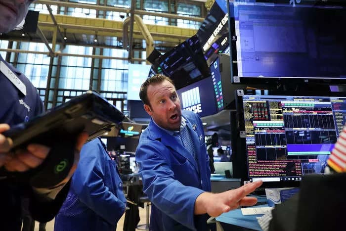 US stocks dive as bond yields flash recession warning and investors brace for inflation reading