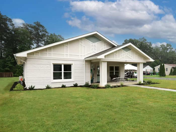 See inside a new 1,550-square-foot 3D-printed home in Virginia