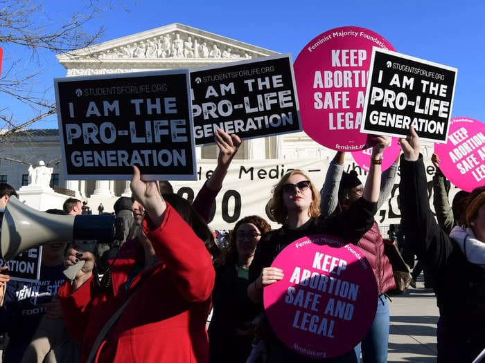 An anti-abortion group sent a memo to GOP members of Congress urging them not to leave abortion to the states and outlined talking points to 'keep pro-lifers on offense'